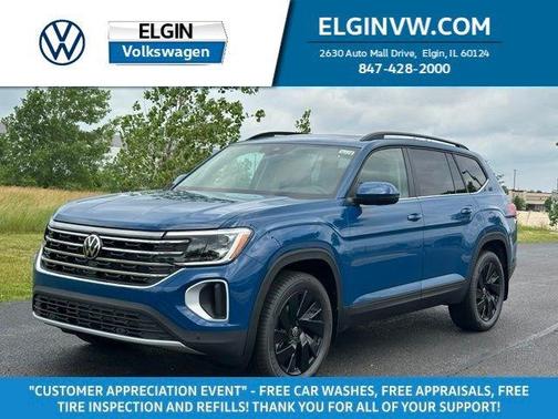 Blue 2026 Volkswagen Atlas 2.0T SE W/TECHNOLOGY