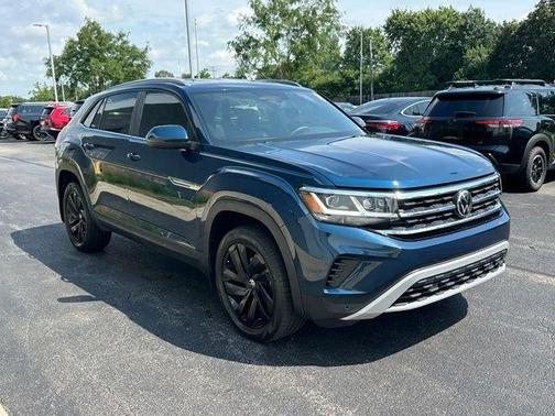 Tourmaline Blue Metallic 2023 Volkswagen Atlas Cross Sport 3.6L V6 SE w/Technology