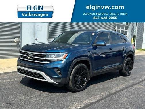 Tourmaline Blue Metallic 2023 Volkswagen Atlas Cross Sport 3.6L V6 SE w/Technology