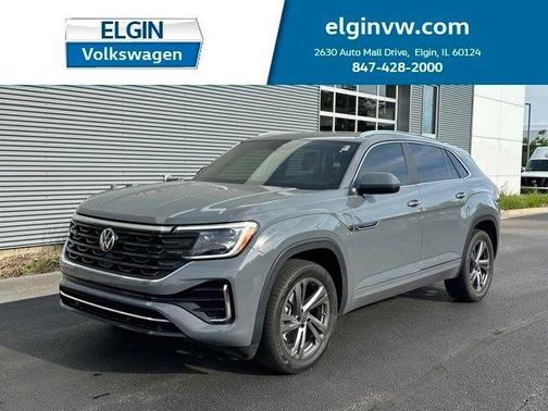Pure Gray 2024 Volkswagen Atlas Cross Sport 2.0T SEL R-Line