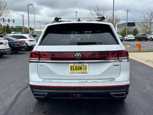 Pure White 2024 Volkswagen Atlas 2.0T SE
