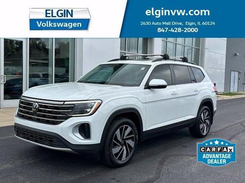 Pure White 2024 Volkswagen Atlas 2.0T SE
