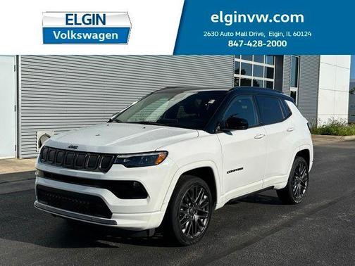 Bright White Clearcoat 2022 Jeep Compass Limited