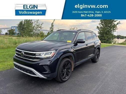 Deep Black Pearl Effect 2022 Volkswagen Atlas 2.0T SE