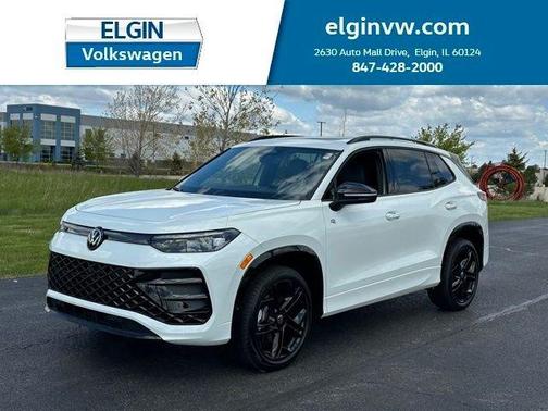 Opal White Pearl 2026 Volkswagen Tiguan 2.0T SE R-Line Black