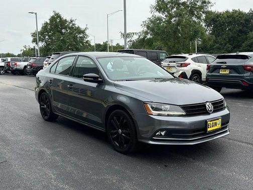 Platinum Gray Metallic w/ Black Roof 2018 Volkswagen Jetta 1.8T SE Sport