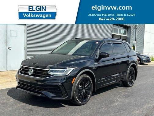 Deep Black Pearl Effect 2022 Volkswagen Tiguan 2.0T SE R-Line Black