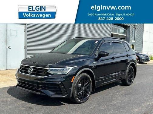 Deep Black Pearl Effect 2022 Volkswagen Tiguan 2.0T SE R-Line Black