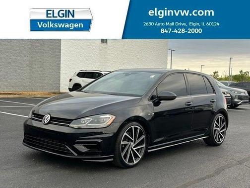 Deep Black Pearl Effect 2019 Volkswagen Golf R 2.0T w/DCC & Navigation