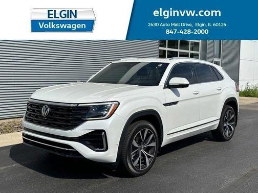 Opal White Pearl Effect 2024 Volkswagen Atlas Cross Sport 2.0T SEL Premium R-Line