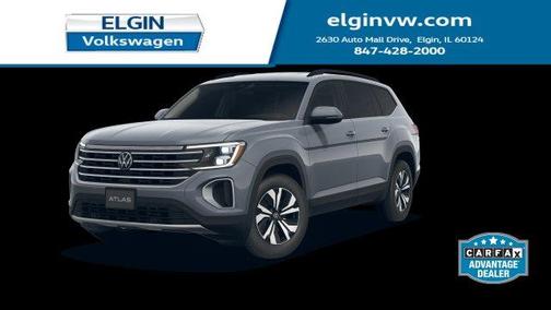 Platinum Gray Metallic 2024 Volkswagen Atlas 2.0T SE