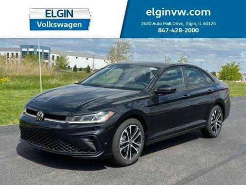 Black 2026 Volkswagen Jetta 1.5T Sport
