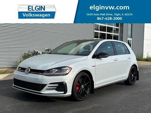 White Silver Metallic 2021 Volkswagen Golf GTI 2.0T SE