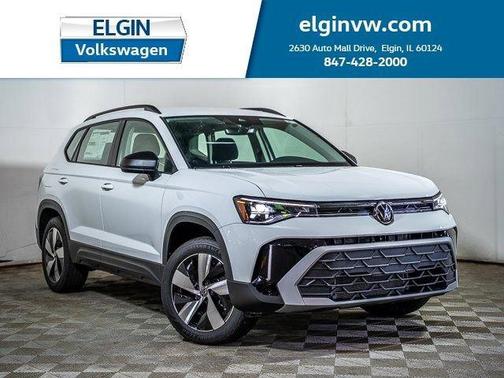 Pure White 2025 Volkswagen Taos 1.5T S