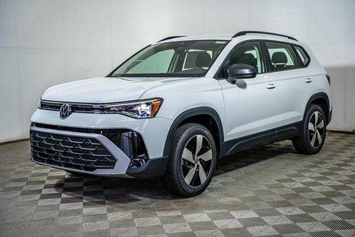 Pure White 2025 Volkswagen Taos 1.5T S