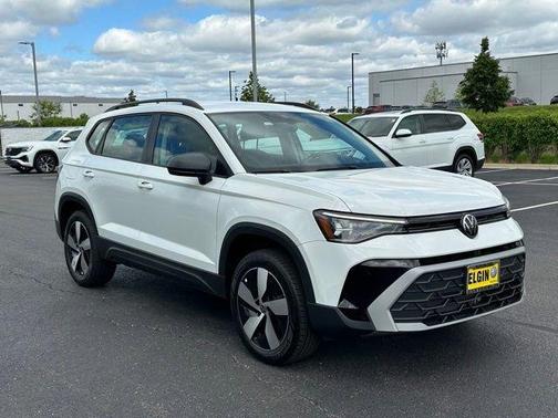 Pure White 2025 Volkswagen Taos 1.5T S
