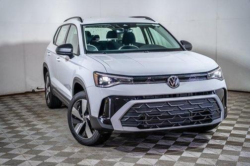 Pure White 2025 Volkswagen Taos 1.5T S