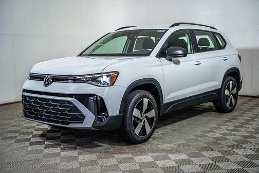 Pure White 2025 Volkswagen Taos 1.5T S