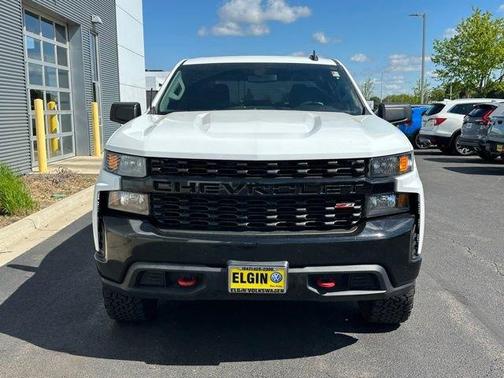 Summit White 2021 Chevrolet Silverado 1500 Custom Trail Boss