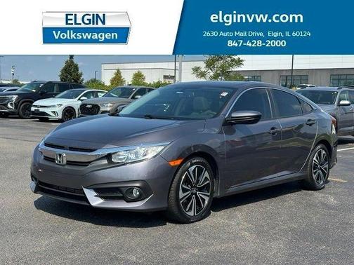 Polished Metal Metallic 2017 Honda Civic EX-L