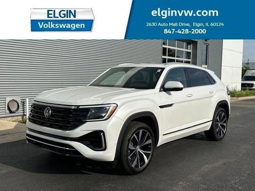 Opal White Pearl Effect 2025 Volkswagen Atlas Cross Sport 2.0T SEL Premium R-Line