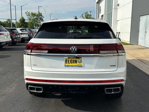 Opal White Pearl Effect 2025 Volkswagen Atlas Cross Sport 2.0T SEL Premium R-Line