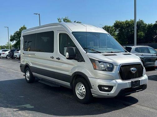 Ingot Silver Metallic 2024 Ford Transit-350 XLT