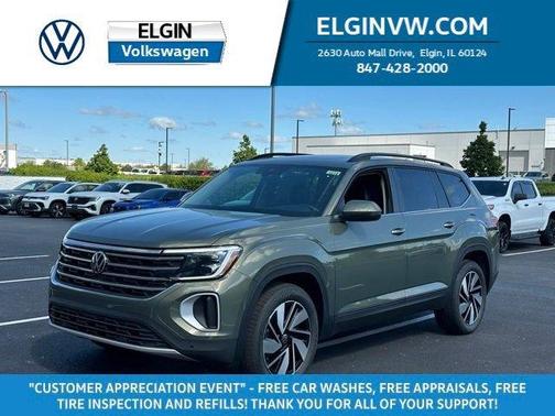 Green 2026 Volkswagen Atlas 2.0T SE W/TECHNOLOGY