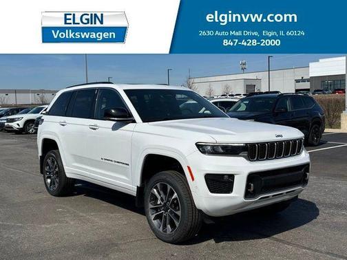 Bright White Clearcoat 2023 Jeep Grand Cherokee Overland