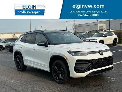 White 2026 Volkswagen Tiguan 2.0T SE R-Line Black