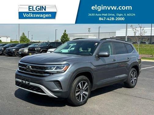 Platinum Gray Metallic 2023 Volkswagen Atlas 2.0T SE