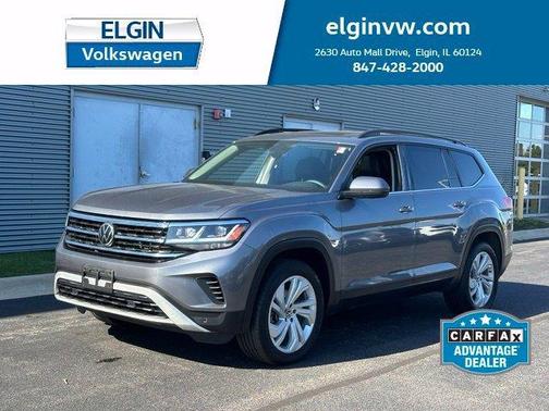 Platinum Gray Metallic 2023 Volkswagen Atlas 3.6L SE w/Technology