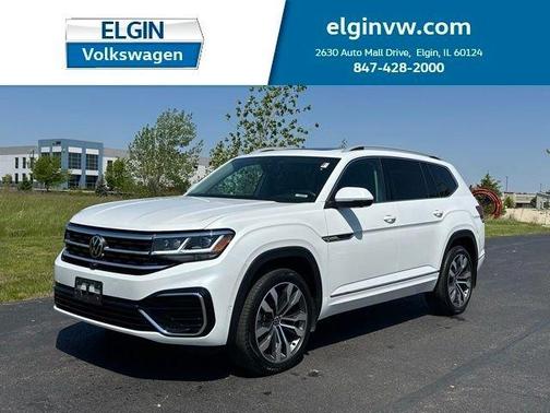 Oryx White Pearl Effect 2022 Volkswagen Atlas 3.6L SEL Premium R-Line
