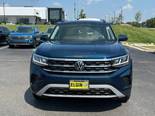Tourmaline Blue Metallic 2023 Volkswagen Atlas 3.6L SE w/Technology