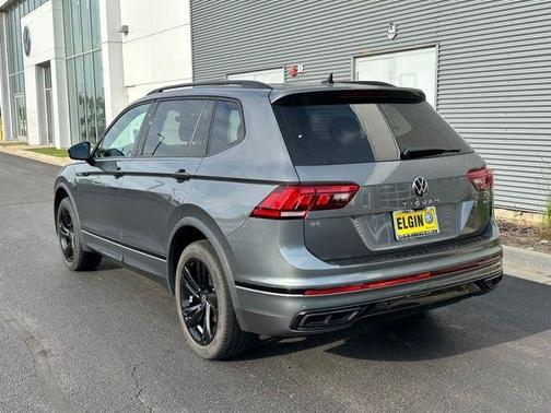 Platinum Gray Metallic 2023 Volkswagen Tiguan 2.0T SE R-Line Black