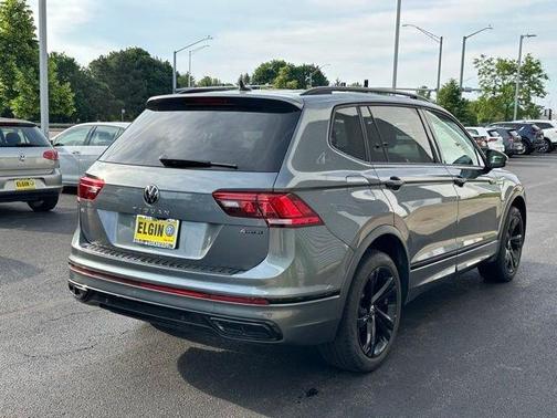 Platinum Gray Metallic 2023 Volkswagen Tiguan 2.0T SE R-Line Black