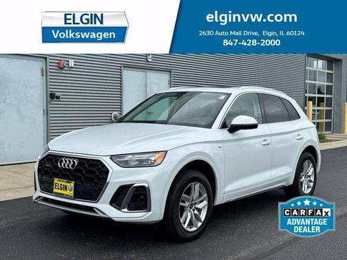 Glacier White Metallic 2023 Audi Q5 45 S line quattro Premium