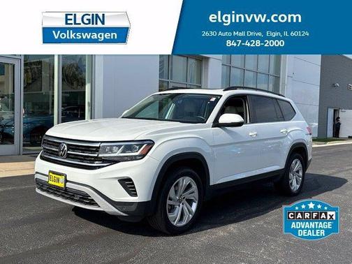 Pure White 2023 Volkswagen Atlas 2.0T SE