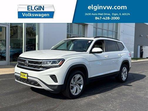 Pure White 2023 Volkswagen Atlas 2.0T SE