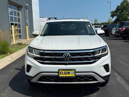 Pure White 2021 Volkswagen Atlas 3.6L SEL Premium