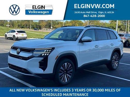 White 2027 Volkswagen Atlas SE w/Technology