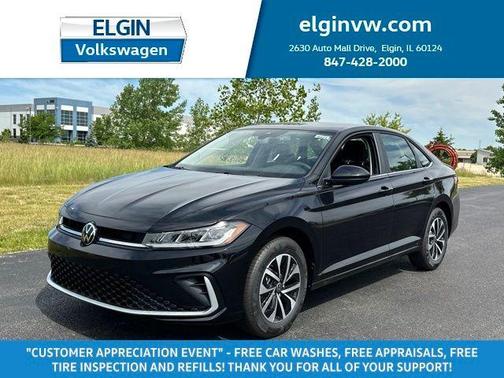 Black 2026 Volkswagen Jetta 1.5T S