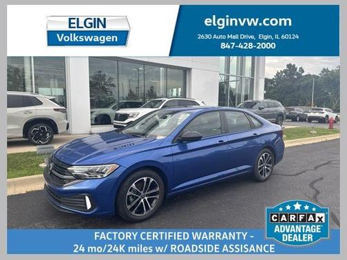 Rising Blue Metallic 2024 Volkswagen Jetta 1.5T Sport