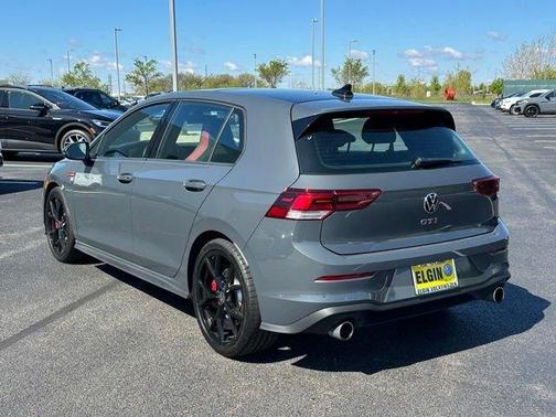 Graphite Gray W/Black Roof 2024 Volkswagen Golf GTI 2.0T 380 SE