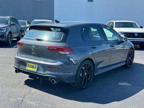 Graphite Gray W/Black Roof 2024 Volkswagen Golf GTI 2.0T 380 SE