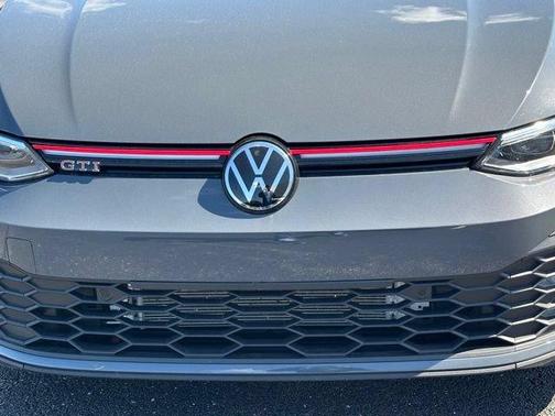 Graphite Gray W/Black Roof 2024 Volkswagen Golf GTI 2.0T 380 SE