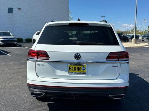 Pure White 2023 Volkswagen Atlas 3.6L SE w/Technology