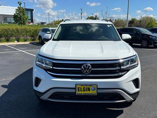 Pure White 2023 Volkswagen Atlas 3.6L SE w/Technology