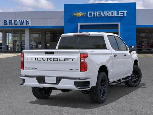 Summit White 2026 Chevrolet Silverado 1500 Custom