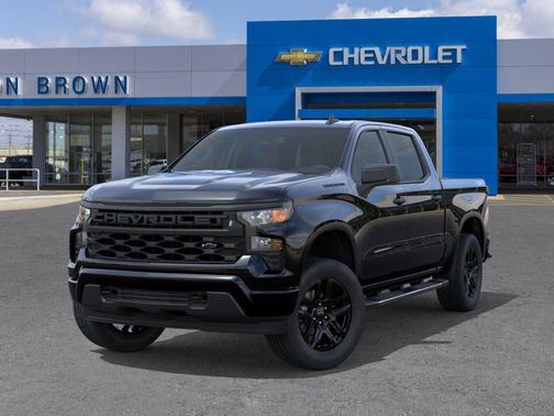 Black 2026 Chevrolet Silverado 1500 Custom